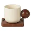 Taza de Café Usada Cerámica Espresso Americano Latte Taza de Café Cerámica Taza de Té Hogar Restaurante Hotel Dropshipping Mayorista