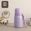 Nueva Taza de Bolsillo Portátil Taza de Viaje de Acero Inoxidable con Correa, Taza Térmica Sencilla para Hombres, Mujeres, Niños y Estudiantes