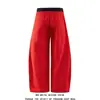 Calça casual estilo americano, leve, com blocos de cores sub-racing, cintura dupla, para homens e mulheres, fina de verão, solta, perna larga, secagem rápida, calça esportiva