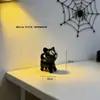 Figurinhas de Vidro Halloween Artesanais Puros de Zibo Transfronteiriças de Fantasmas, Bruxas e Princesas, Pequenas Decorações de Micro-Paisagem para Mesa