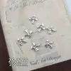 Cadena de Amor de Venta Caliente Transfronteriza Moño Rhinestones para Uñas Plateados Morados Rhinestones Rosa Girly Accesorios de Arte de Uñas con Rhinestones Venta al por Mayor