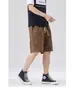 Bermuda Casual Transfronteiriça para Homens, Corte Solto, Tamanho Grande, Estilo Fino de Verão, Preto Esportivo Moderno Versátil Roupa de Trabalho Bermuda de Comprimento Médio