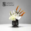 Habitación Modelo Flores Artificiales Modernas Sala de Estar de Alta Gama Mesa de Comedor Arreglo Floral Arreglos Florales de Hotel Adornos Lujo Suave Arte Floral Decoraciones Suaves