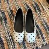 Zapatos Mary Jane Estilo Nuevo Primavera y Otoño 2026, Zapatos Planos Slip-On Tipo Ballet Francés para Mujer, Puntos Cuadrados en la Punta, Boca Elegante y Baja