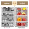 Caja de Almacenamiento para Refrigerador de Cocina al por Mayor Extraíble de Plástico para Alimentos, Frutas y Verduras, Caja de Almacenamiento Transparente para Congelación de Huevos