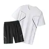 Camiseta de Verano Entrenamiento Casual Traje Deportivo para Hombre Verano Nuevo Secado Rápido Manga Corta Traje Deportivo