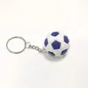 Llavero de fútbol transfronterizo modelo de fútbol de simulación de PVC tridimensional pequeño colgante actividades deportivas pequeño regalo recuerdo