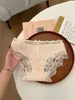 Calcinhas Estilo Pastoral Floral Desejo Puro para Meninas, Renda Bumbum Bonito, Sexy, Confortável, Respirável, Algodão Puro, Cuecas de Cintura Média para Meninas