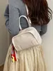 Bolsa pequena estruturada com padrão trançado para mulheres, nova bolsa quadrada pequena casual 2026, bolsa transversal de mão para o verão de alta qualidade para o trabalho
