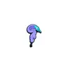 Transfronterizo Nueva Serie de Halloween Calavera de Dibujos Animados Zapatos con Agujeros Zapatos Hebilla de Zapato de Flor Accesorios Zapatos Decorativos PVC Desmontable