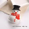 Série de Ímãs de Geladeira do Papai Noel de Desenho Animado Conjunto de Presentes de Árvore de Natal Acessórios DIY para Casa Adesivos Magnéticos Sino de Natal