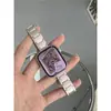 Série de Cores Starlight É Adequada para Coleção de Pulseiras de Apple Watch S11 Pulseira de Relógio de Aço Inoxidável Novo Metal Fino