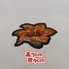 Populares no comércio exterior europeu e americano, patches bordados de flor de rosa para costurar em sapatos, chapéus e decorações de bolsas DIY.