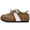 Zapatos de Entrenamiento Retro Rojos con Moral para Mujer 2025 Otoño Nuevo Estilo Planos con Cordones Zapatos Casuales Zapatos Versátiles Elegantes