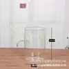 Vaso Nórdico, Vaso de Vidro Reto Simples para Flores Hidropônicas, Porta-Vela, Decoração de Casa de Luxo Leve, Peça de Decoração com Flores Secas