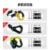 Accesorios de Gancho Doble Frontal para Patinete Eléctrico, Material de Aleación de Aluminio Metálico, Estante de Gancho Doble Vertical, Gancho para Bolsa de Compras