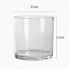 Jarrón Acrílico Transparente Engrosado, Pecera Cuadrada, Maceta para Arreglo Floral Hidropónico, Recipiente Decorativo Simple Anticaídas