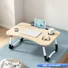 Mesa de Cama Pequena Dobrável, Mesa Pequena para Estudante, Mesa de Estudo Dobrável Portátil, Mesa de Computador, Atacado de Comércio Exterior