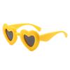 Novos óculos de sol infláveis da moda para festa de amor Y2K, óculos de sol personalizados para garotas europeias e americanas, óculos de sol de celebridades da Internet com o mesmo estilo
