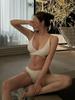 Traje de baño de Corea del Sur transfronterizo para mujer, bikini dividido de talla grande con realce de pecho, traje de baño sexy para mujer, traje de baño de alta gama para aguas termales