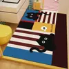 Tapetes de Piso Impresos Dibujos Animados Lindos Felpudos para Puerta Dormitorio Cocina Baño Inodoro Antideslizantes Absorbentes Felpudos Lavables