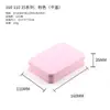 Caixa de folha de flandres caixa de presente de metal fosco, caixa de flandres feita sob medida para goji berries, chá e doce de nougat, caixa de metal fosco