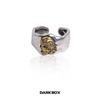 Anillos de Retrato Personalizados para Hombres y Mujeres, Anillos Abiertos de Bloques de Color de Moda Retro Hip-Hop para el Día a Día, Anillos Punk Dulces Geniales para el Dedo Índice