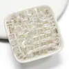 Cuentas de Azúcar Cuadradas Pequeñas de Acrílico Perforadas Sueltas Materiales para Bisutería DIY Accesorios Cuentas Materiales DIY Cuentas Sueltas