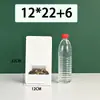 Saco Autoportante de Selagem de Oito Lados com Janela Fosca Spot Saco de Papel Kraft Branco Autovedante Saco de Embalagem Plástica para Alimentos Selado Chá
