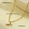 Comercio Exterior Europeo y Americano Día de San Valentín Amor Acero Inoxidable Collar Lujo Ligero Alto Sentido Acero de Titanio Corazón de Melocotón Cadena para Clavícula Joyería Transfronteriza