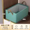 Caja de almacenamiento de escritorio de tela caja de almacenamiento plegable para el hogar caja de almacenamiento de ropa capacidad grande organización de almacenamiento de armario de dormitorio al por mayor