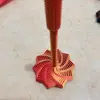 Estrella de Descompresión Impresa en 3D Ilusión Óptica Plegable Juguete Educativo para Niños Torre de Zanahoria Polygonal Espiral Tridimensional Escritorio