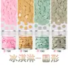 Accesorios redondos para decoración de uñas de 4-4 mm, venta directa de fábrica, cuentas DIY en múltiples colores, relleno de resina para slime