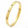 Pulsera popular de acero inoxidable transfronteriza, pulsera de acero de titanio con circonita, pulsera de moda de alta gama para mujer, joyería elegante de nicho al por mayor