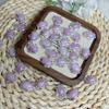 Acessórios de Pingente para Pulseira com Design de Caixa de Renda de Lavanda Natural