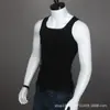 Regata Masculina Slim Fit para o Verão, Cor Sólida Simples, Moderna e Estilosa