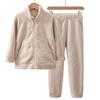 Conjunto de Pijama de Franela para Niños, Estilo Padre-Hijo Pijama de Felpa, Ropa para el Hogar de Otoño e Invierno, Nuevo Vellón Coral Espesado