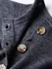 El nuevo cárdigan de punto de lana de estilo casual de otoño e invierno de ES es adelgazante, moderno y agradable para la piel