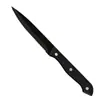 En stock de fábrica Cuchillo para bistec de acero inoxidable de 5 pulgadas Mango de plástico PP Punta especial para comida occidental Cuchillo para bistec al por mayor