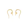 Venta al por mayor de fábrica pendientes coreanos sencillos productos semiacabados accesorios de joyería material gancho para la oreja pendientes diy gancho para la oreja