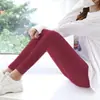 Ropa interior térmica para mujer, pantalones cálidos sin costuras, forro polar, línea de pantalones de lana, leggings de talla grande