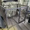 Jaula Grande con Acero Sólido Reforzado Espeso Jaula Soldada Desmontable para Granjas de Perros, Metabo
