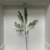 Flores artificiales estilo bosque para bodas, hierba de espárrago, plantas verdes artificiales doradas en capas, decoración de bodas para el hogar, flores artificiales para exteriores para paisajismo