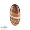 Cabujón Oval de Cristal Natural 15*30mm para Incrustación DIY en Collares Broches Accesorios de Fondo Plano Cabujón en Forma de Huevo de Piedra Semipreciosa