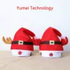 Maquillaje navideño ropa accesorios sombrero luminoso transfronterizo adulto niños viejo sombrero de Navidad decoraciones navideñas