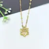 Collar de Acero Inoxidable para Mujer Joyería de Nicho Versátil Colgante de Cobre Cadena Elegante para Clavícula Joyería Cadena de Lujo Ligero