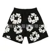 Comercio exterior transfronterizo Amazon europeo y americano más vendido conjunto casual para hombre, moderno conjunto de shorts de manga corta con estampado de espuma de corte holgado
