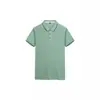 Camisas promocionales personalizadas para equipo de trabajo, camisas polo de manga corta a rayas de verano para hombre, tops de secado rápido de fábrica con impresión de logotipo y bordado