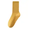 Meias de Algodão Puro para Mulheres, Novidade Primavera e Verão, Meia-Calça de Cor Sólida, Versátil e Casual, Meias Femininas Anti-Pilling, Atacado de Zhuji