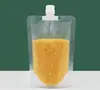 Bolsa de almacenamiento de granos sellada de gran diámetro venta al por mayor de fábrica bolsa autosoportante cerveza a prueba de humedad transparente gruesa bolsa de granos